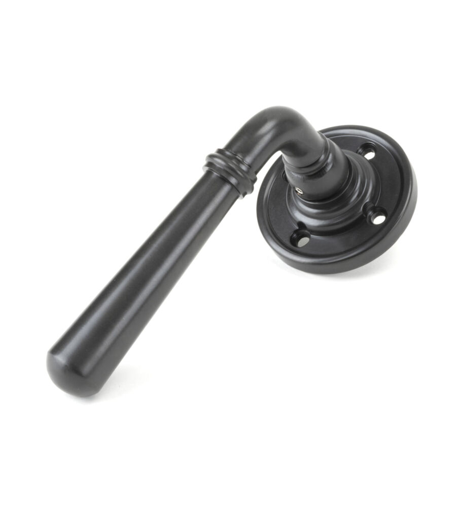 From The Anvil Aged Bronze Newbury Lever on Rose Set - Unsprung