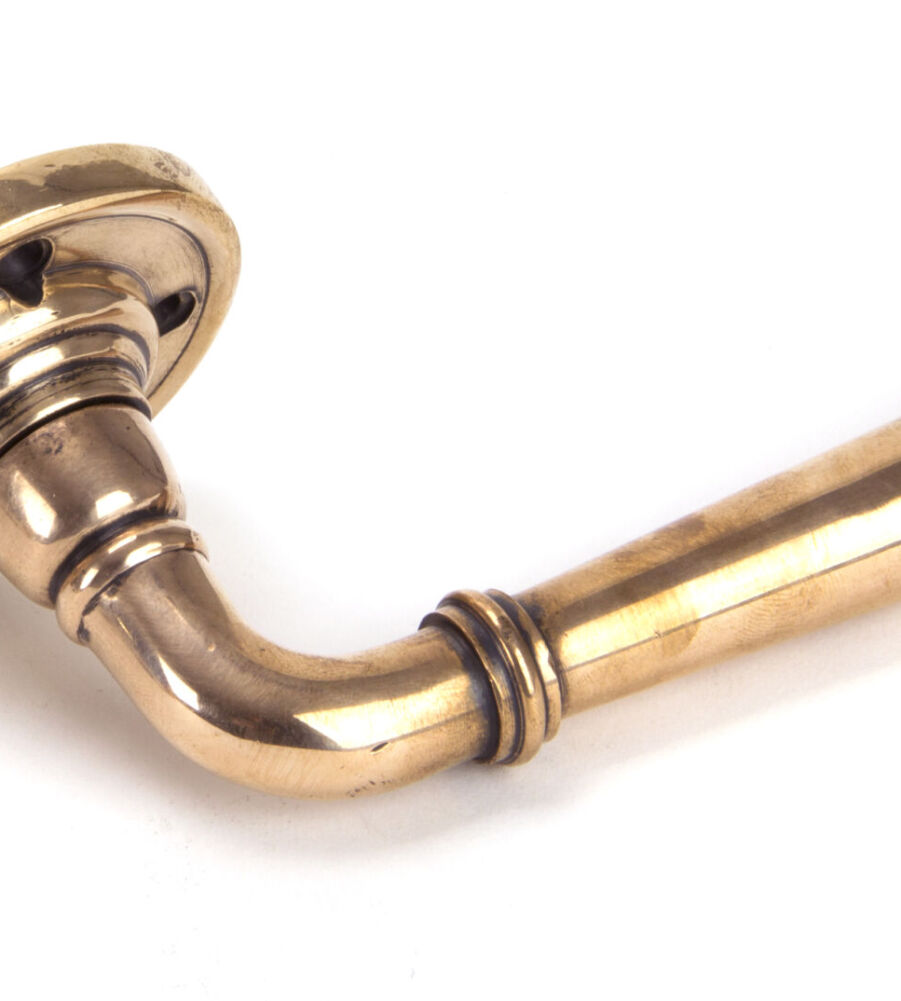 From The Anvil Polished Bronze Newbury Lever on Rose Set - Unsprung - Image 3