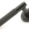 From The Anvil Aged Bronze Brompton Lever on Rose Set (Art Deco) - Unsprung