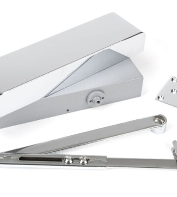 From The Anvil Polished Chrome Size 2-5 Door Closer & Cover