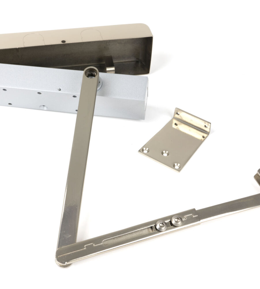 From The Anvil Polished Nickel Size 2-5 Door Closer & Cover - Image 3