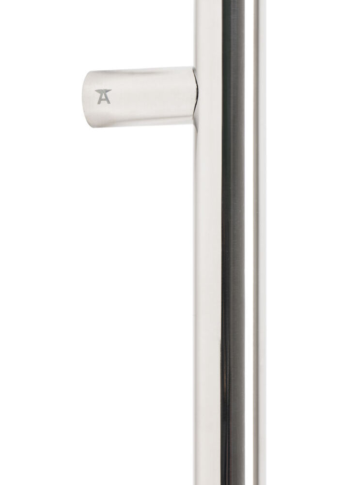 From The Anvil Polished SS (316) 0.9m T Bar Handle Secret Fix 32mm Ø