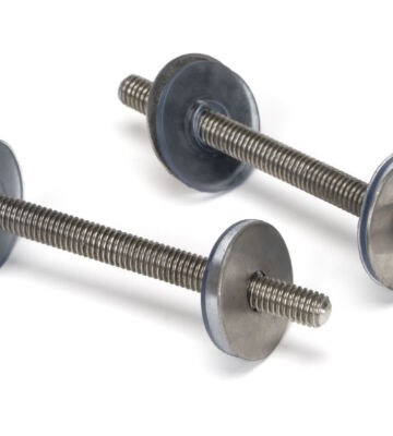 From The Anvil Satin SS (304) 100mm Back to Back Fixings for T Bar (2)