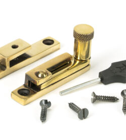 From The Anvil Aged Brass Brompton Quadrant Fastener - Narrow - Image 3