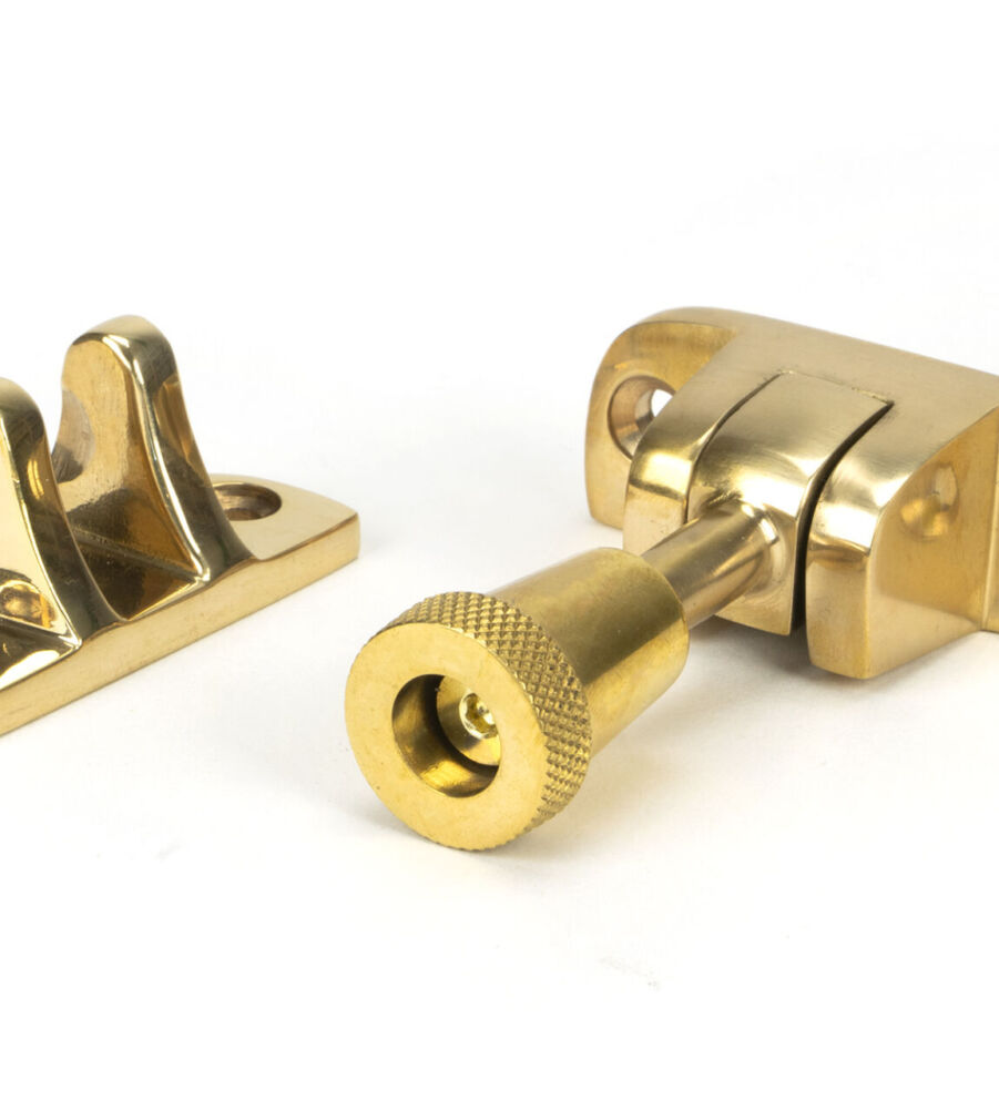 From The Anvil Polished Brass Brompton Brighton Fastener (Radiused) - Image 3