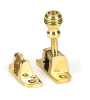 From The Anvil Polished Brass Prestbury Brighton Fastener (Radiused)