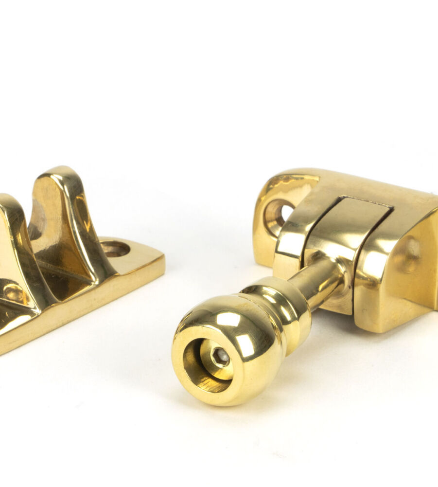From The Anvil Polished Brass Mushroom Brighton Fastener (Radiused) - Image 3