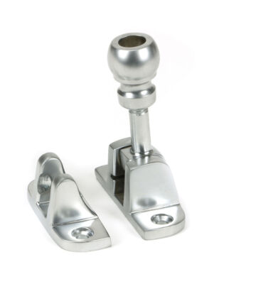 From The Anvil Satin Chrome Mushroom Brighton Fastener (Radiused)