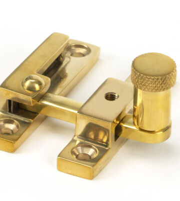 From The Anvil Polished Brass Brompton Quadrant Fastener – Narrow