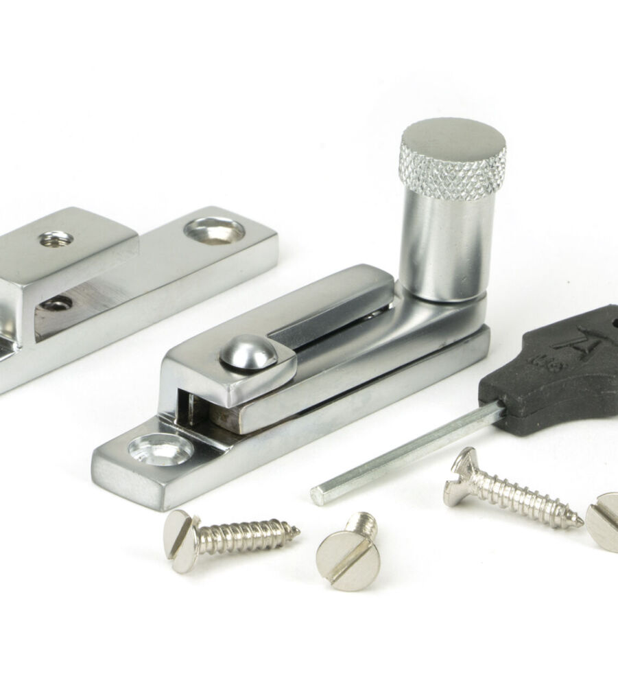 From The Anvil Satin Chrome Brompton Quadrant Fastener - Narrow - Image 3