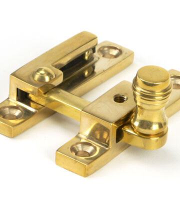 From The Anvil Polished Brass Prestbury Quadrant Fastener – Narrow