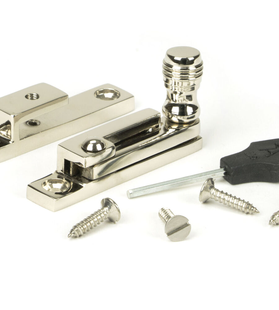 From The Anvil Polished Nickel Prestbury Quadrant Fastener - Narrow - Image 3
