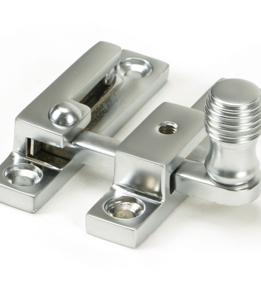 From The Anvil Satin Chrome Beehive Quadrant Fastener - Narrow