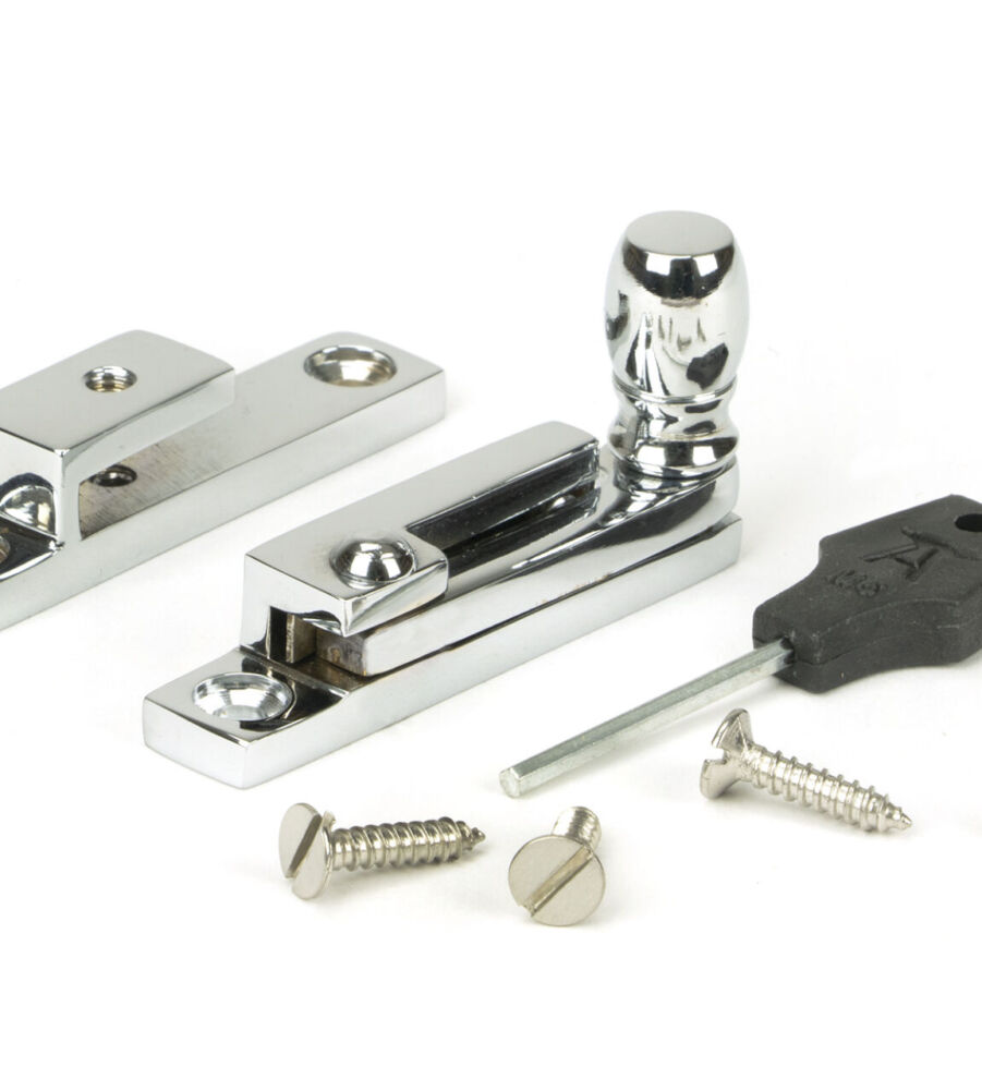 From The Anvil Polished Chrome Mushroom Quadrant Fastener - Narrow - Image 3