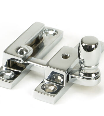 From The Anvil Polished Chrome Mushroom Quadrant Fastener – Narrow