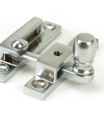 From The Anvil Satin Chrome Mushroom Quadrant Fastener – Narrow