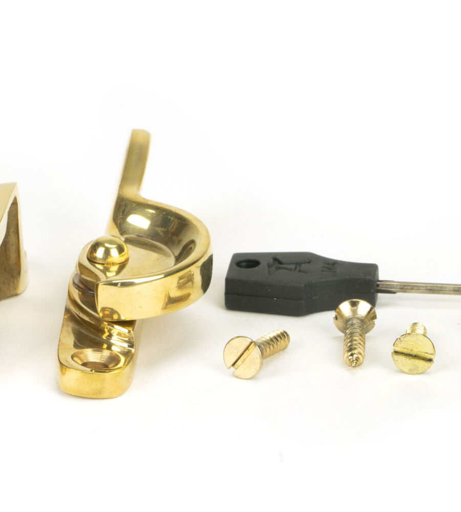 From The Anvil Polished Brass Fitch Fastener - Image 4