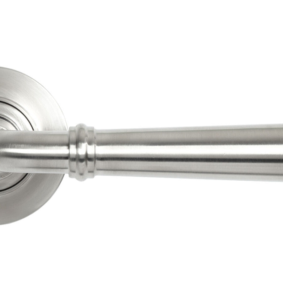 From The Anvil Satin Marine SS (316) Newbury Lever on Rose Set (Plain) - Image 3