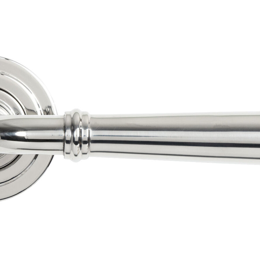 From The Anvil Polished Marine SS (316) Newbury Lever on Rose Set (Art Deco) - Image 3
