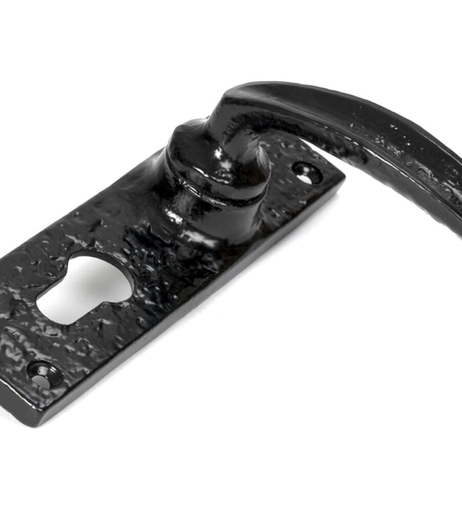 From The Anvil Black MF Lever Euro Lock Set - Image 4