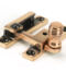 From The Anvil Polished Bronze Prestbury Quadrant Fastener - Narrow