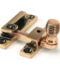 From The Anvil Polished Bronze Beehive Quadrant Fastener - Narrow