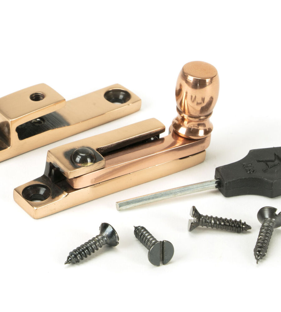 From The Anvil Polished Bronze Mushroom Quadrant Fastener - Narrow - Image 3
