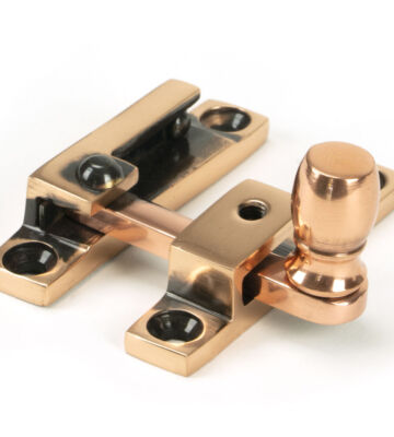 From The Anvil Polished Bronze Mushroom Quadrant Fastener – Narrow