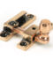 From The Anvil Polished Bronze Mushroom Quadrant Fastener - Narrow