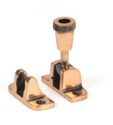 From The Anvil Polished Bronze Brompton Brighton Fastener (Radiused)