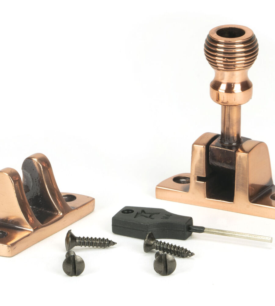 From The Anvil Polished Bronze Beehive Brighton Fastener (Radiused) - Image 4