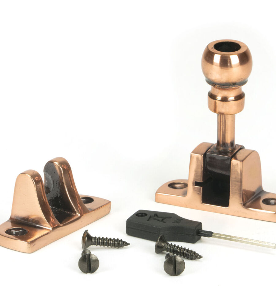 From The Anvil Polished Bronze Mushroom Brighton Fastener (Radiused) - Image 4