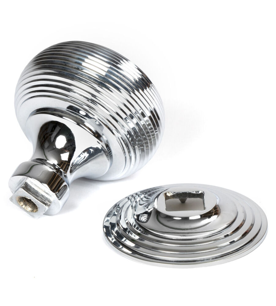 From The Anvil Polished Chrome Beehive Centre Door Knob - Image 4