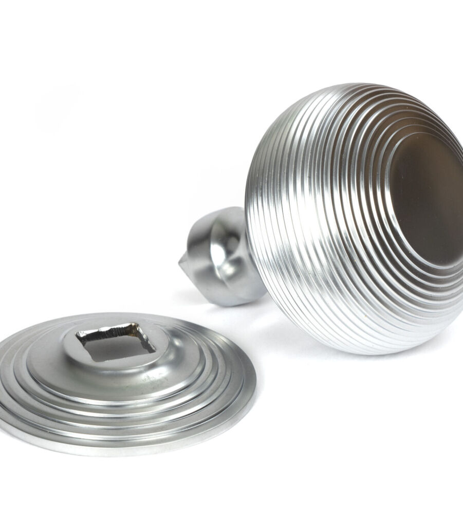From The Anvil Satin Chrome Beehive Centre Door Knob - Image 3