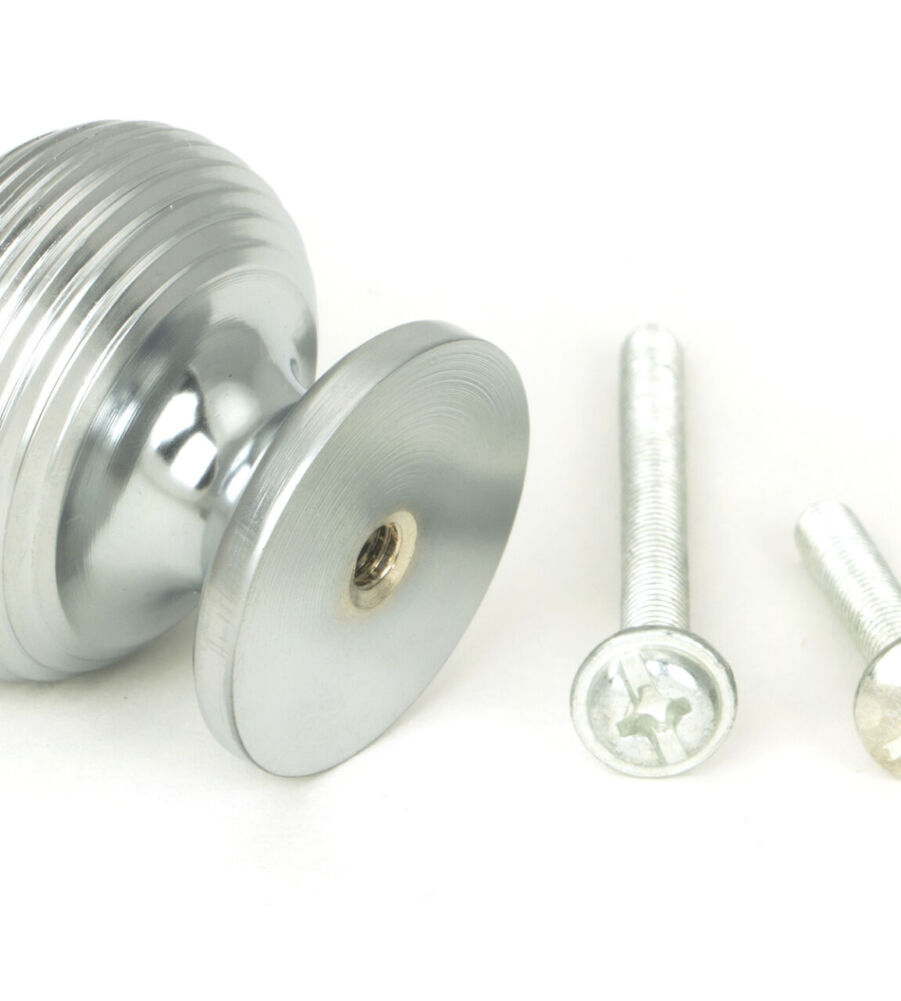 From The Anvil Satin Chrome Beehive Cabinet Knob 30mm - Image 3