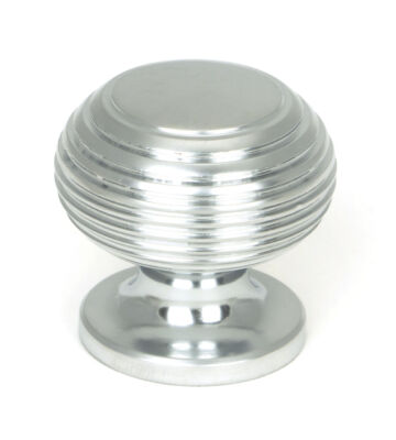 From The Anvil Satin Chrome Beehive Cabinet Knob 30mm