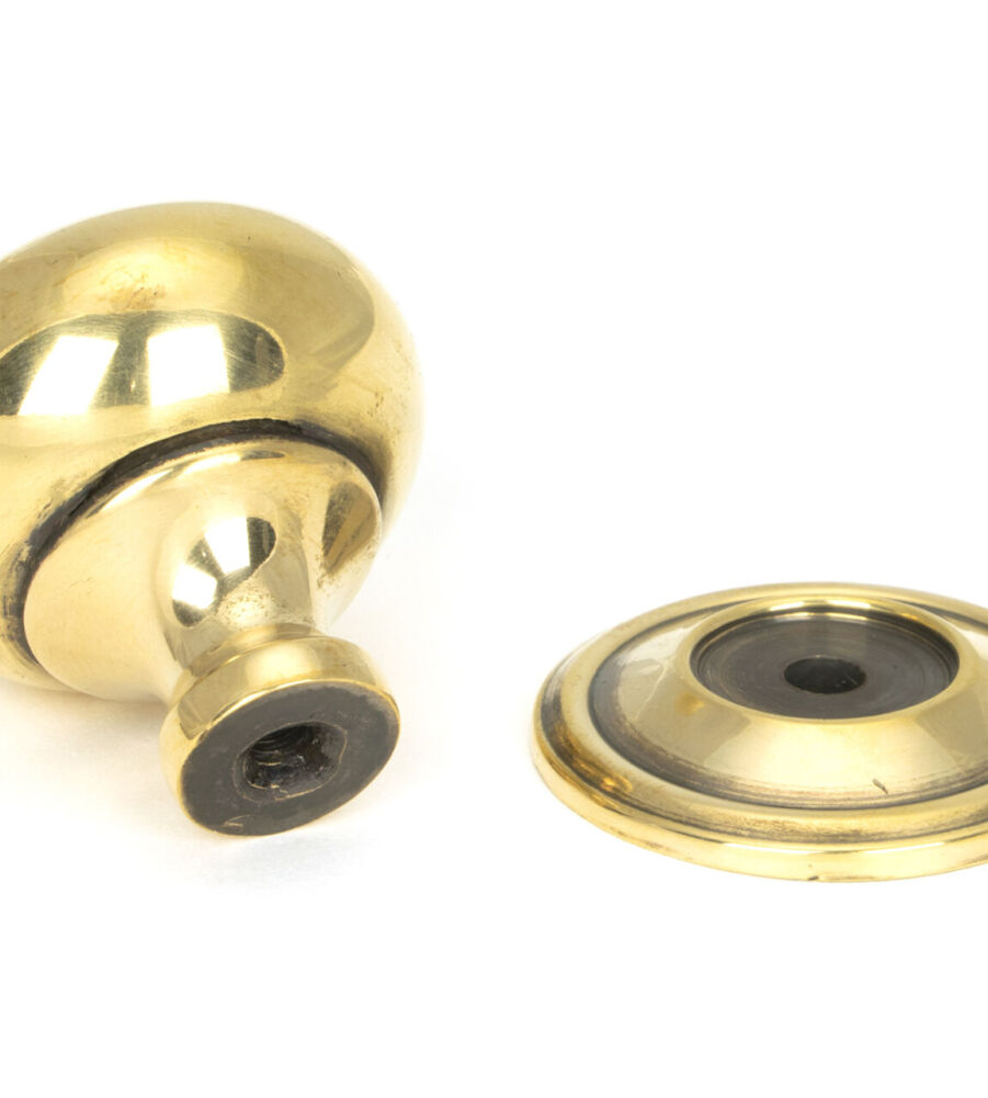 From The Anvil Aged Brass Mushroom Cabinet Knob 32mm - Image 4