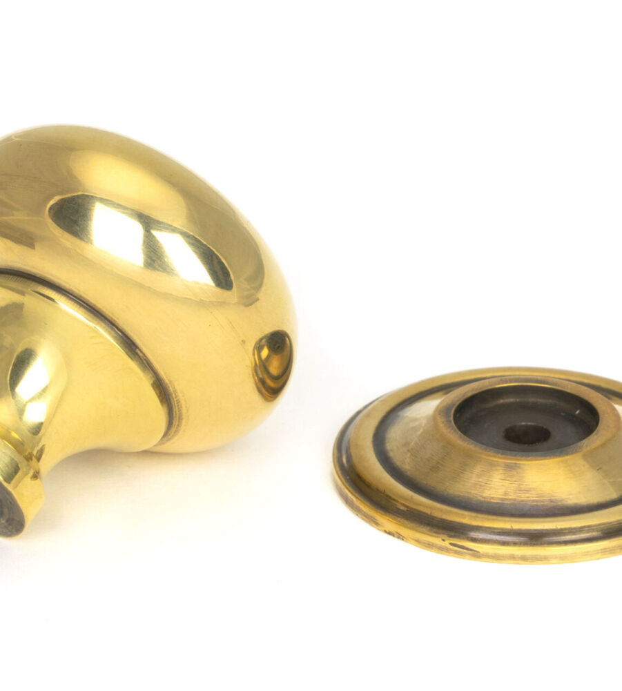 From The Anvil Aged Brass Mushroom Cabinet Knob 38mm - Image 4