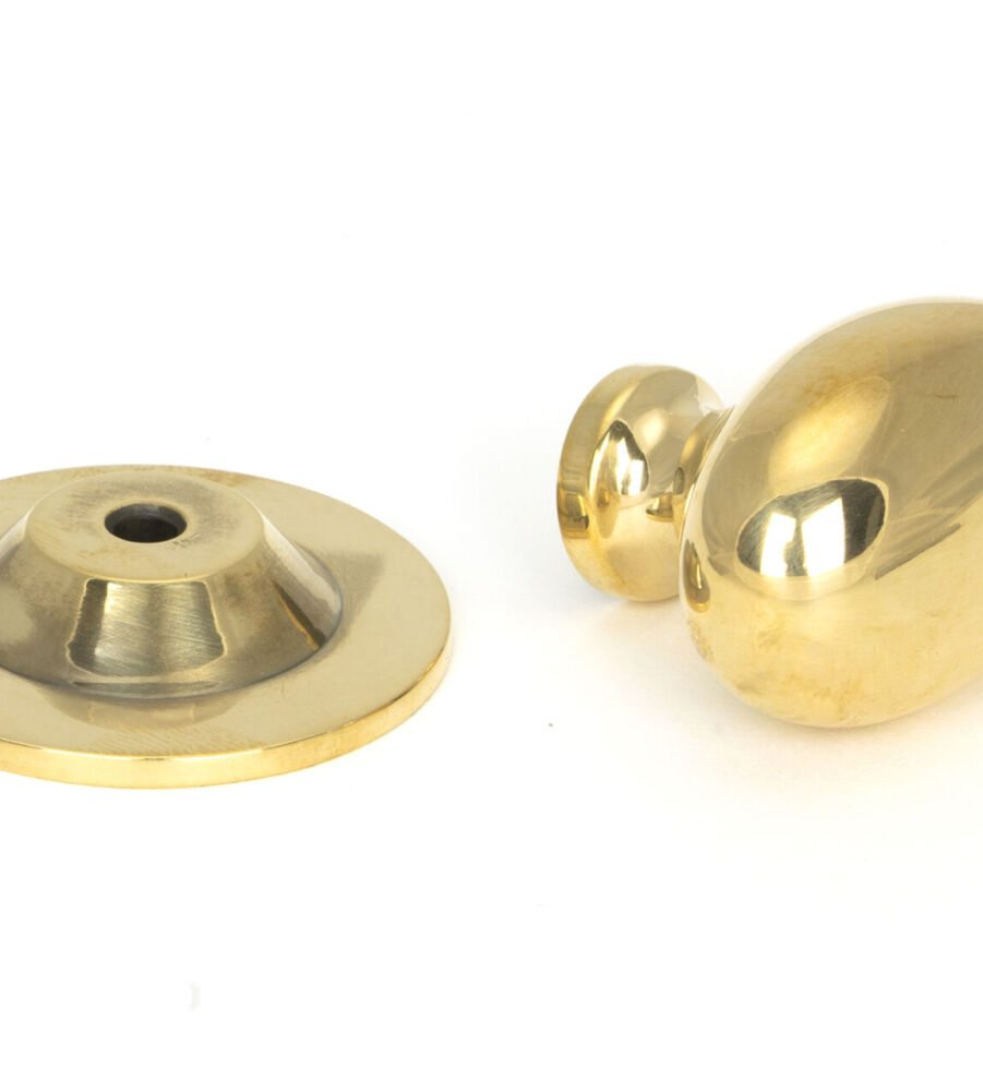 From The Anvil Aged Brass Oval Cabinet Knob 33mm - Image 3