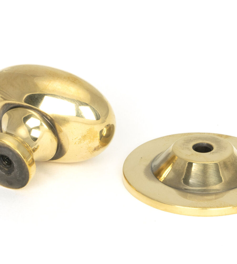 From The Anvil Aged Brass Oval Cabinet Knob 33mm - Image 4