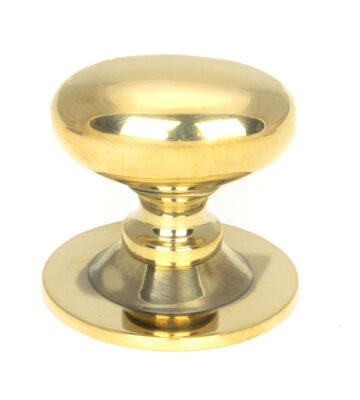 From The Anvil Aged Brass Oval Cabinet Knob 33mm