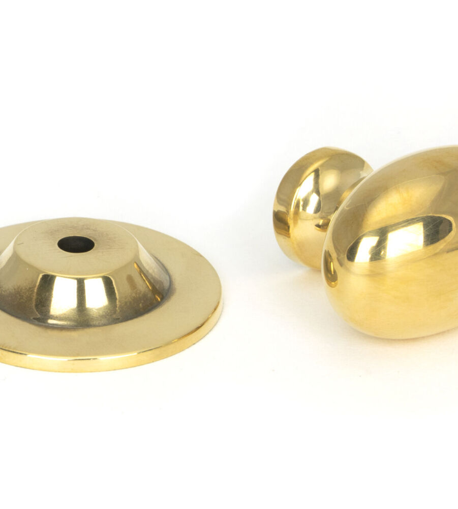From The Anvil Aged Brass Oval Cabinet Knob 40mm - Image 3