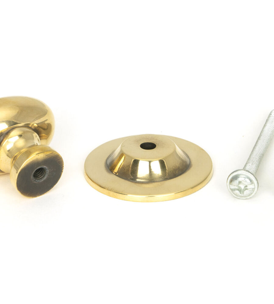 From The Anvil Aged Brass Oval Cabinet Knob 40mm - Image 5