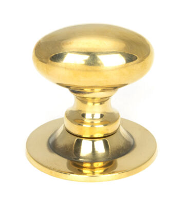 From The Anvil Aged Brass Oval Cabinet Knob 40mm