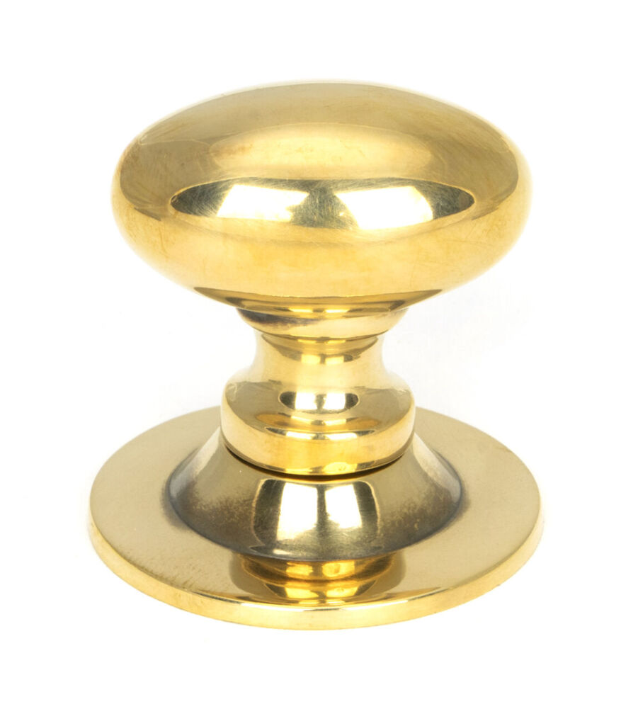 From The Anvil Aged Brass Oval Cabinet Knob 40mm