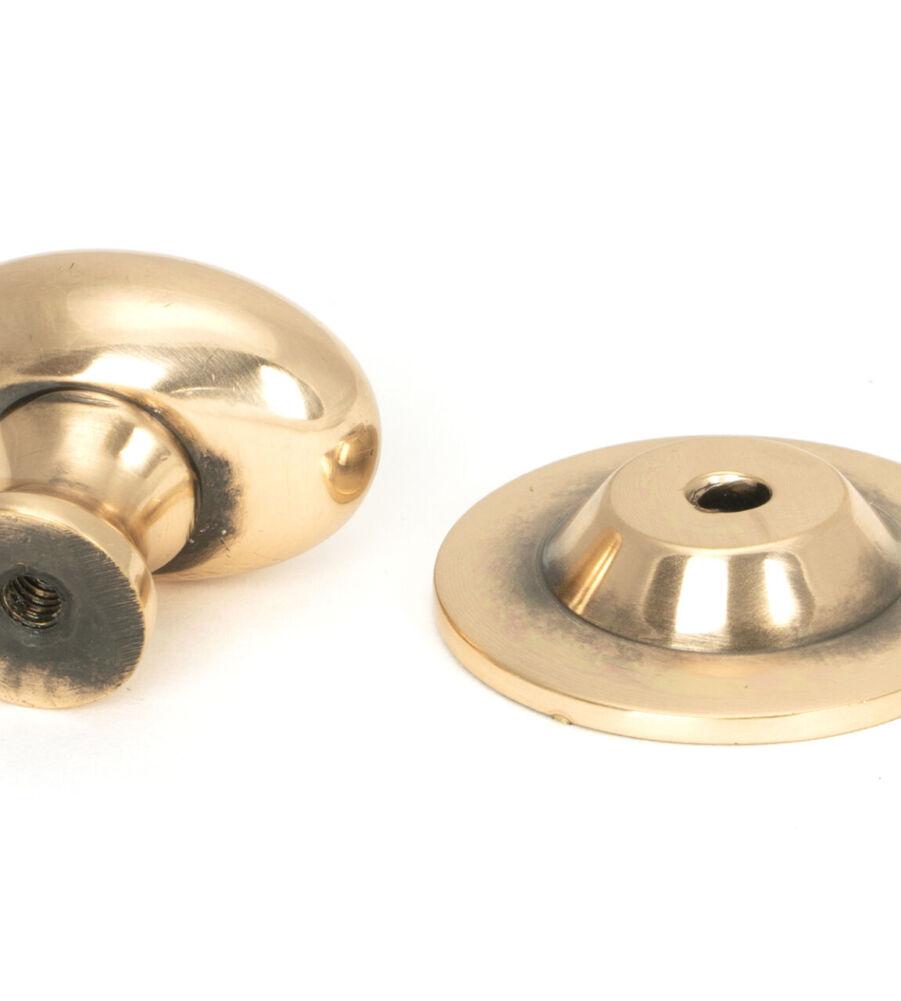 From The Anvil Polished Bronze Oval Cabinet Knob 33mm - Image 4