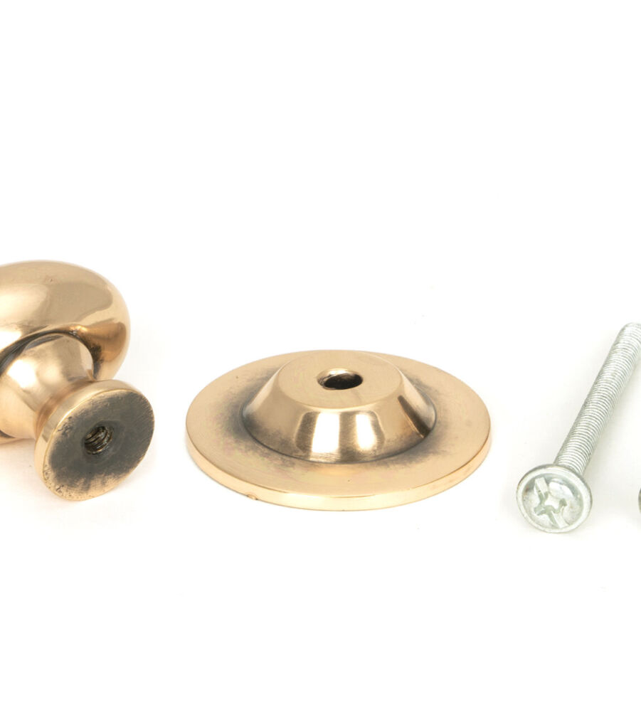 From The Anvil Polished Bronze Oval Cabinet Knob 33mm - Image 5