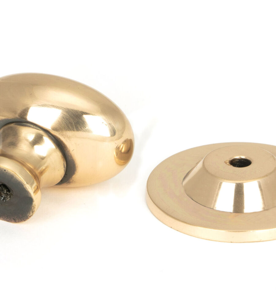 From The Anvil Polished Bronze Oval Cabinet Knob 40mm - Image 4