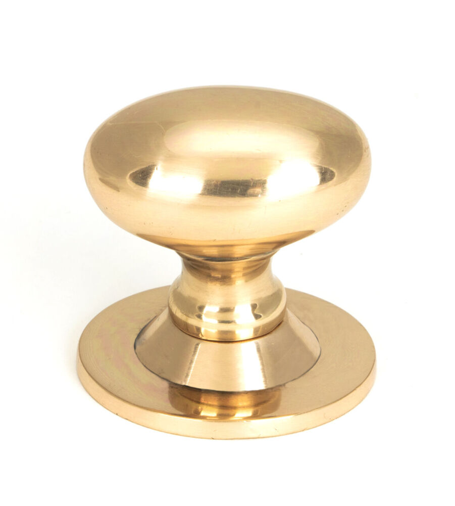 From The Anvil Polished Bronze Oval Cabinet Knob 40mm