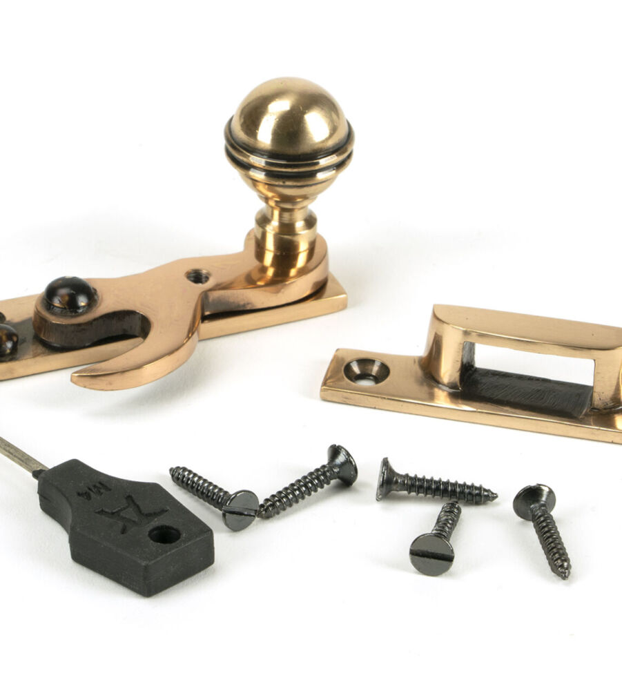 From The Anvil Polished Bronze Prestbury Sash Hook Fastener - Image 3